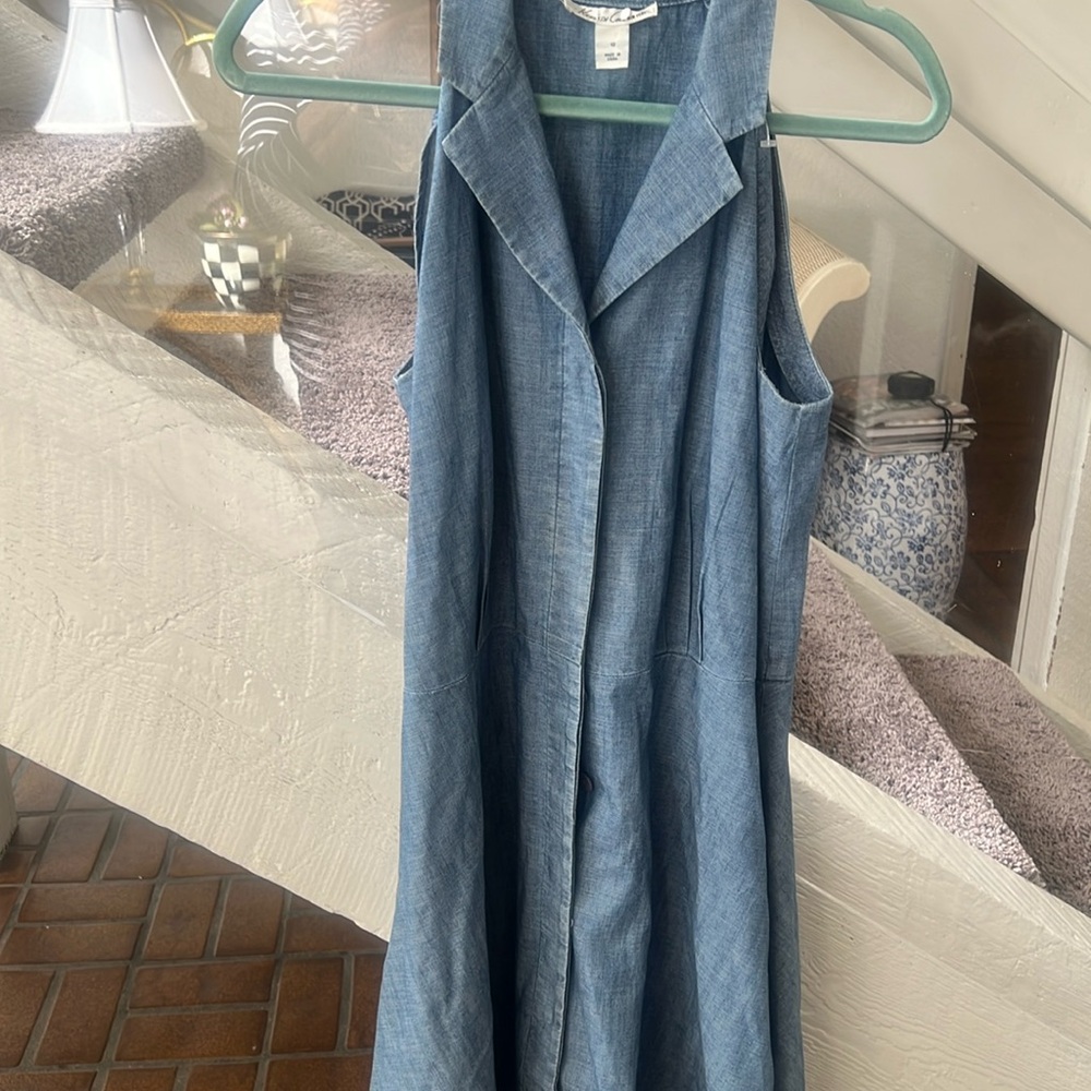 Pure Cotton lightweight denim dress size 12